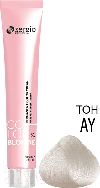 Изображение товара Крем-краска для волос Sergio Professional Color&Blonde Antigiallo (100мл)