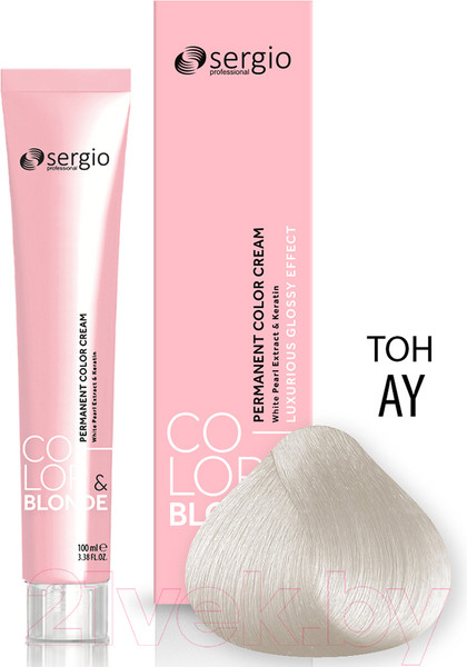 Изображение товара Крем-краска для волос Sergio Professional Color&Blonde Antigiallo (100мл)