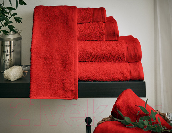 Изображение товара Полотенце Guten Morgen 30x50 / ПМкр-30-50 (красный)