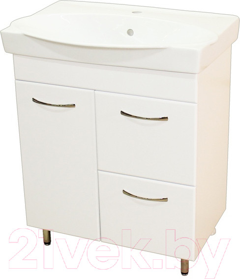 Изображение товара Тумба под умывальник СанитаМебель Камелия-66.89 Д2 (белый)