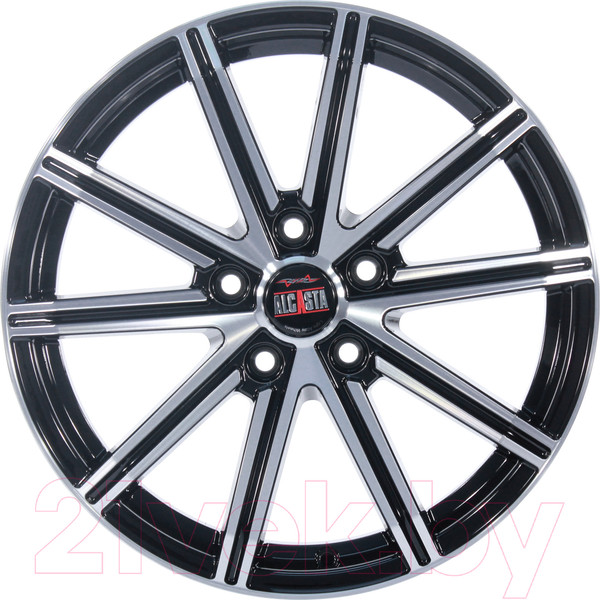 Изображение товара Литой диск Alcasta M64 17x7" 5x108мм DIA 63.3мм ET 45мм BKF