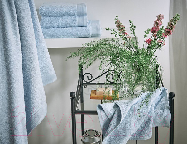 Изображение товара Полотенце Guten Morgen 50x100 / ПМнг-50-100 (небесно-голубой)