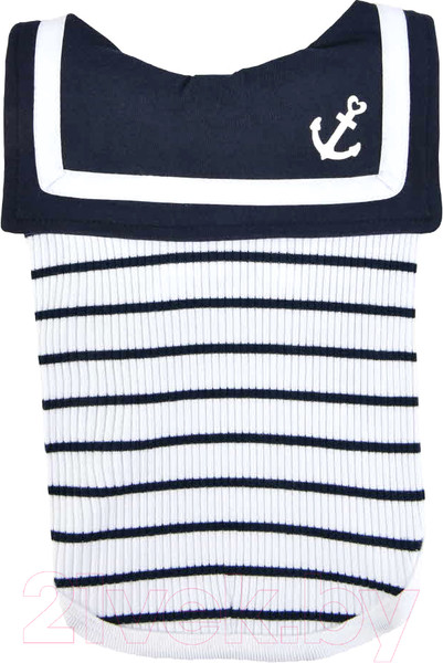 Изображение товара Футболка для животных Pinkaholic Cordelia / NAUA-TS7601-OW-M (в полоску, белый)