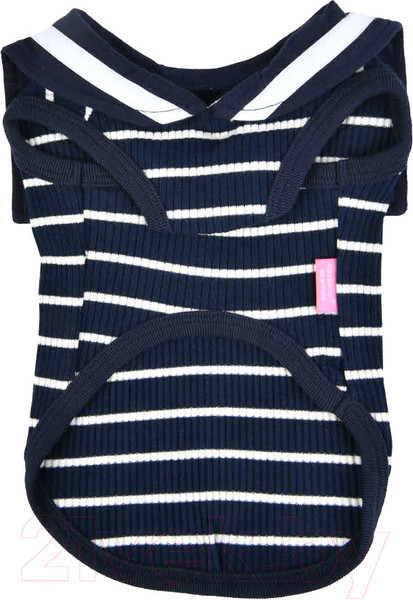 Изображение товара Футболка для животных Pinkaholic Cordelia / NAUA-TS7601-NY-M (в полоску, синий)