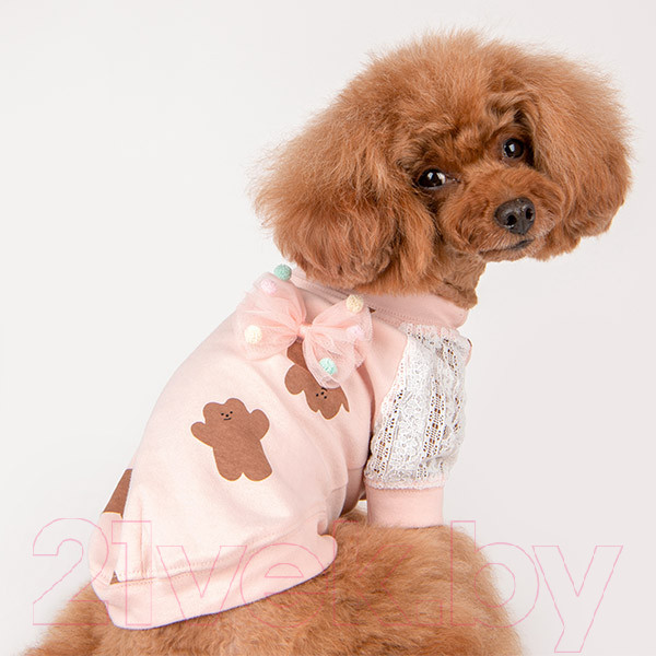 Изображение товара Футболка для животных Pinkaholic Millie / NAWA-TS7701-IP-M (розовый)