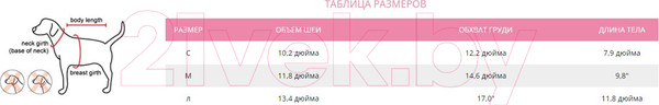 Изображение товара Футболка для животных Pinkaholic Millie / NAWA-TS7701-BL-L (синий)