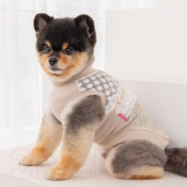 Изображение товара Футболка для животных Pinkaholic Myra / NAWA-TS7704-BE-L (бежевый)