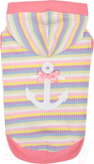 Изображение товара Футболка для животных Pinkaholic Maire с капюшоном / NAWA-TS7710-PK-S (розовый)