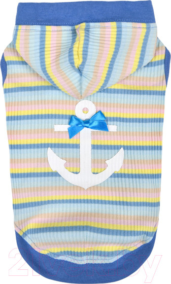 Изображение товара Футболка для животных Pinkaholic Maire с капюшоном / NAWA-TS7710-BL-L (синий)