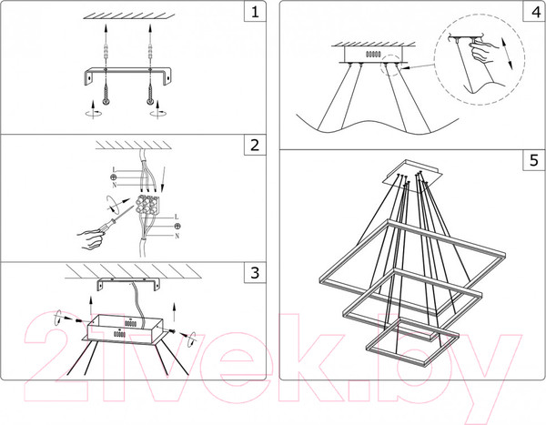 Изображение товара Потолочный светильник Kinklight Альтис 08201.19(4000К) (черный)