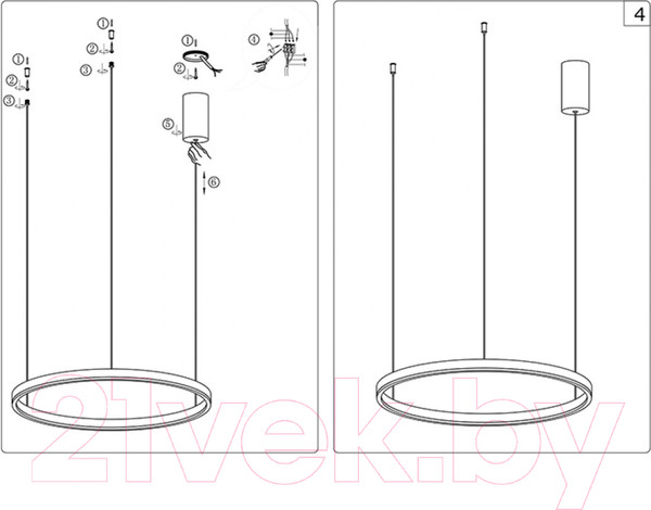 Изображение товара Потолочный светильник Kinklight Тор 08212.19(3000K) (черный)