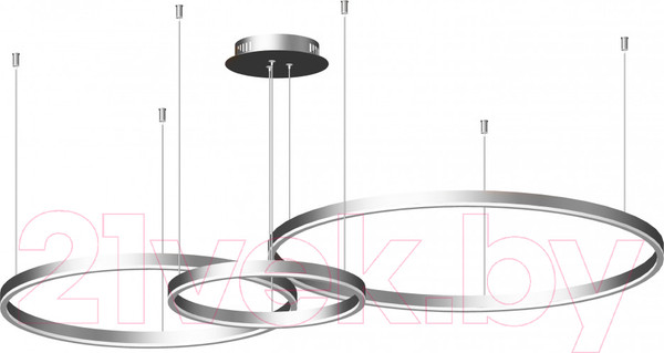 Изображение товара Потолочный светильник Kinklight Тор 08223.16P(4000K) (серебро)