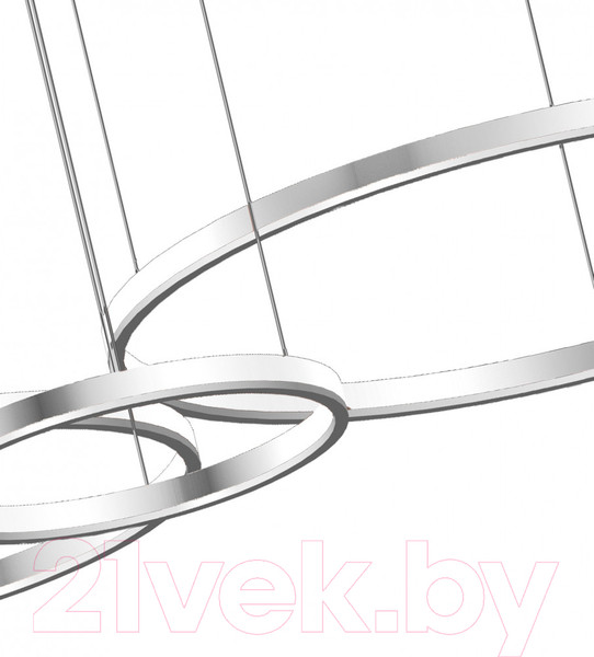 Изображение товара Потолочный светильник Kinklight Тор 08223.16P(4000K) (серебро)