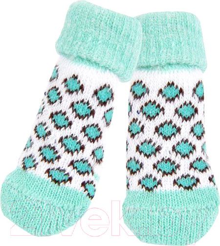 Изображение товара Носочки для животных Puppia Leone / PARD-SO1592-MT-M (мятный с ромбами)