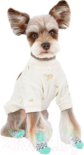 Изображение товара Носочки для животных Puppia Leone / PARD-SO1592-MT-M (мятный с ромбами)