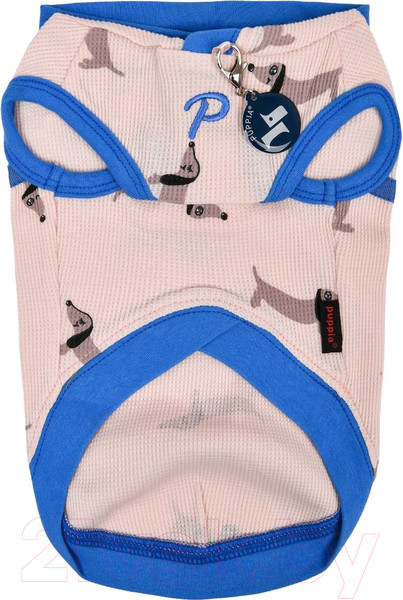 Изображение товара Футболка для животных Puppia Sammy с капюшоном / PAWA-TS1949-IP-M (розовый)