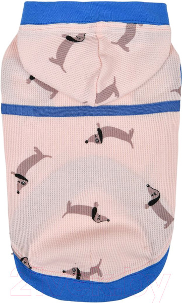 Изображение товара Футболка для животных Puppia Sammy с капюшоном / PAWA-TS1949-IP-M (розовый)