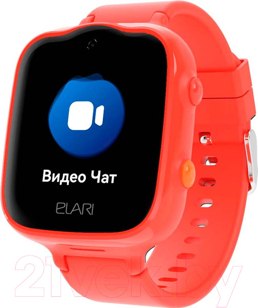 Изображение товара Умные часы детские Elari KidPhone 4G Bubble (красный)