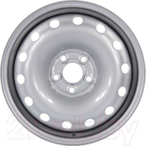 Изображение товара Штампованный диск Trebl 8945T 15x6" 5x100мм DIA 57.1мм ET 35мм Silver