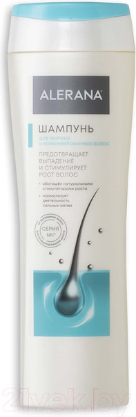 Изображение товара Шампунь для волос Alerana Для жирных и комбинированных волос (250мл)