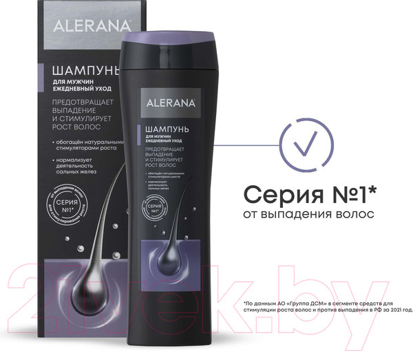 Изображение товара Шампунь для волос Alerana Для мужчин Ежедневный уход (250мл)