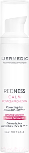 Крем для лица Dermedic Redness Корректирующий дневной UV+IR SPF20 (40мл)