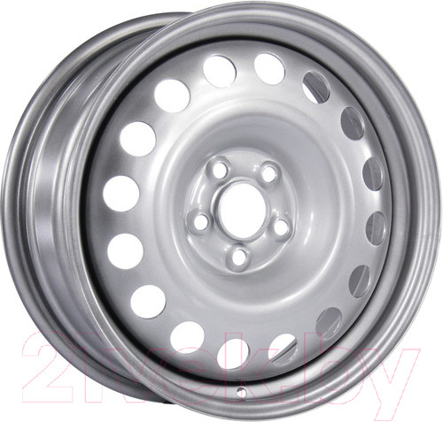 Изображение товара Штампованный диск Trebl 9680T 16x6.5" 5x100мм DIA 57.1мм ET 42мм Silver