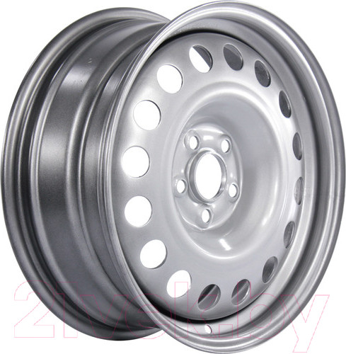 Изображение товара Штампованный диск Trebl 9680T 16x6.5" 5x100мм DIA 57.1мм ET 42мм Silver