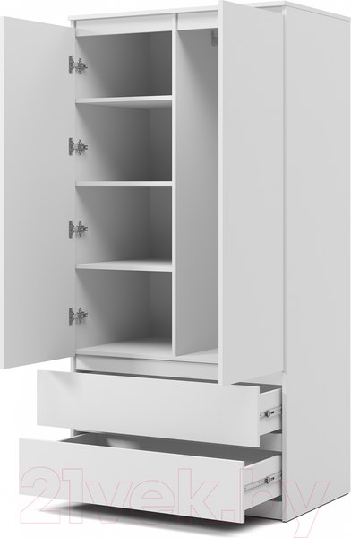 Изображение товара Шкаф MySTAR Сноули 900.1 ИВ-121.10 (белый)
