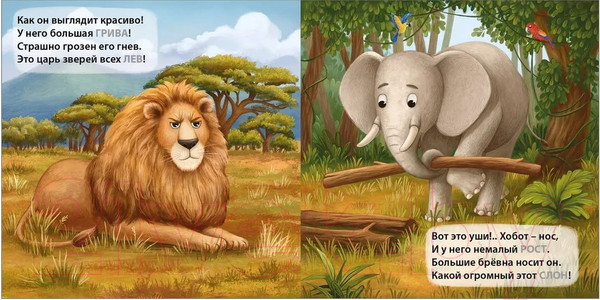 Изображение товара Развивающая книга Робинс Загадки-рифмы. Дикие животные