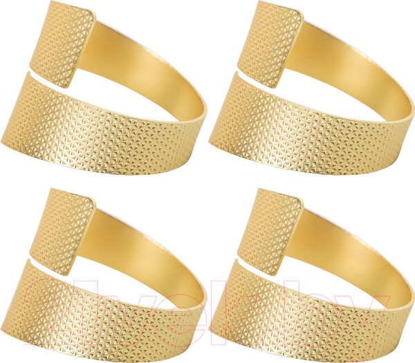 Изображение товара Кольцо для салфеток Arya Minimalist / 8680943112422 (4шт, золото)