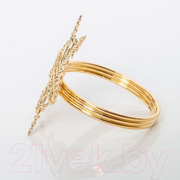 Изображение товара Кольцо для салфеток Arya Star / 8680943112415 (4шт, золото)