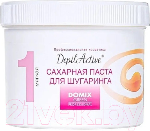 Изображение товара Паста для шугаринга Domix Green DAP Сахарная мягкая (650г)
