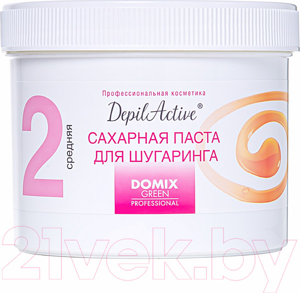 Изображение товара Паста для шугаринга Domix Green DAP Сахарная средняя (650г)
