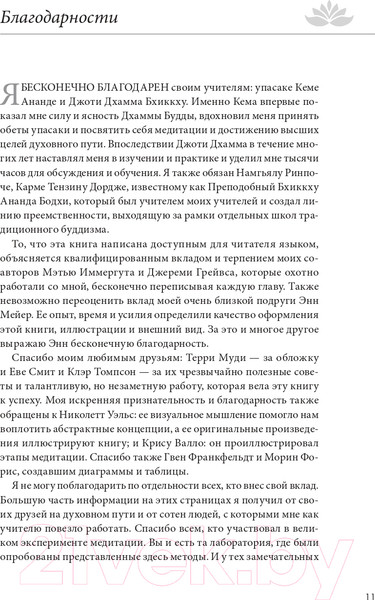Изображение товара Книга Эксмо Свет ума. Подробный путеводитель по медитации (Куладаса Д.)