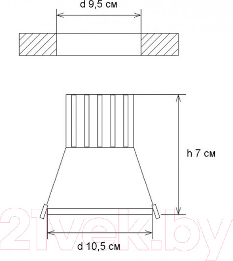 Изображение товара Точечный светильник Kinklight 2143 (белый)