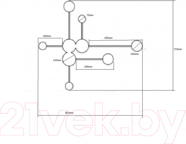 Изображение товара Светильник Kinklight Фирс 2206.19 (черный)
