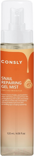 Изображение товара Спрей для лица Consly Snail Repairing Gel Mist Восстанавливающий с муцином улитки (120мл)