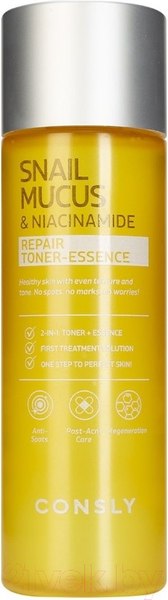 Изображение товара Тонер для лица Consly Snail Mucus Niacinamide Repair Toner-Essence (200мл)