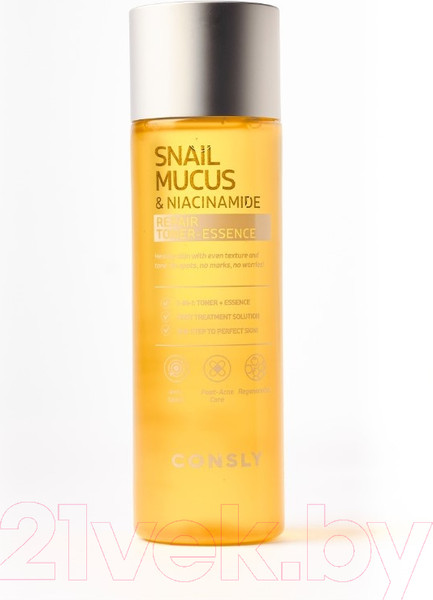 Изображение товара Тонер для лица Consly Snail Mucus Niacinamide Repair Toner-Essence (200мл)