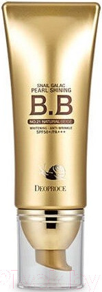 Изображение товара BB-крем Deoproce Snail Galac Pearl Shining BB №21 (40г)
