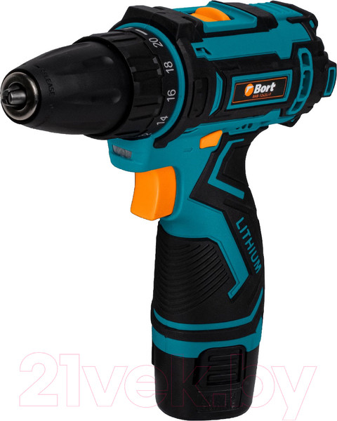 Изображение товара Аккумуляторная дрель-шуруповерт Bort BAB-12x2Li-F (93413083)