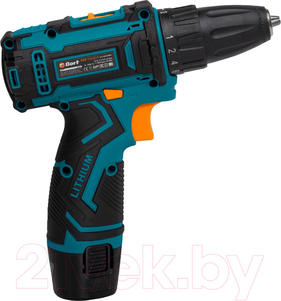 Изображение товара Аккумуляторная дрель-шуруповерт Bort BAB-12x2Li-F (93413083)