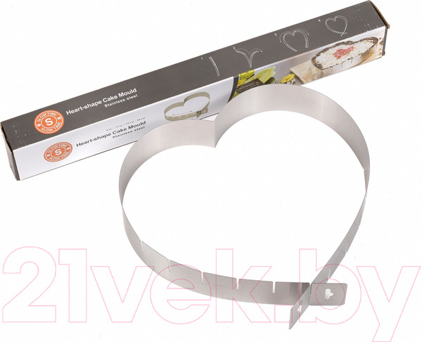 Изображение товара Форма для нарезки коржей Белбогемия Сердце 11166639 / 101324