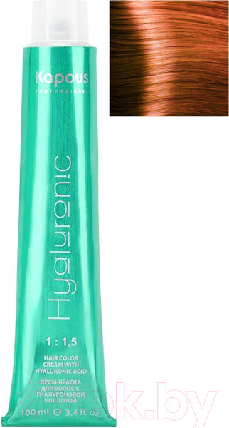 Изображение товара Крем-краска для волос Kapous Hyaluronic Acid с гиалуроновой кислотой 9.44 (очень светлый блондин медный интенсивный)
