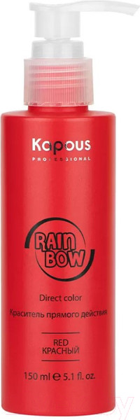 Изображение товара Крем-краска для волос Kapous Rainbow (150мл, красный)