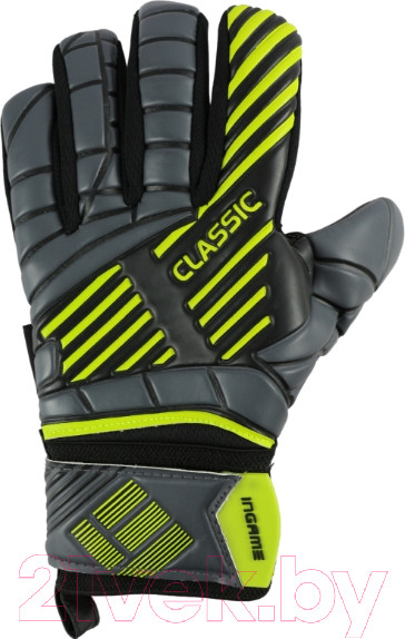 Изображение товара Перчатки вратарские Ingame Classic (р.8, черный/салатовый)