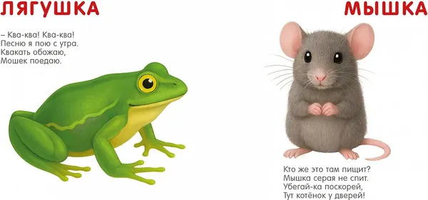 Изображение товара Развивающая книга Робинс Книжки-картонки. Лесные животные