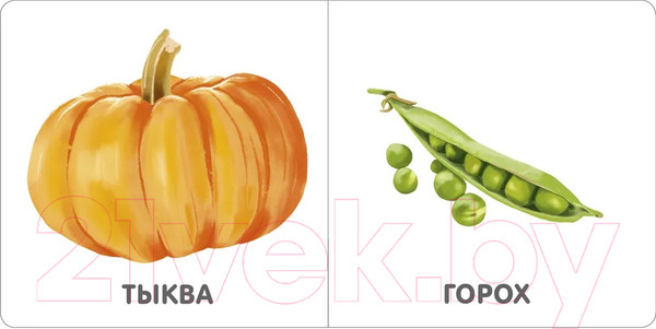 Изображение товара Развивающая книга Робинс Книжки-картонки. Овощи