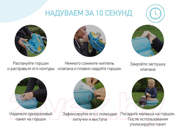 Изображение товара Дорожный горшок Roxy-Kids Динозавр / PP-3102D